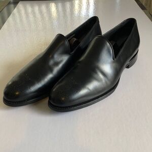 BARKER BLACK LEATHER SHOES SZ 10